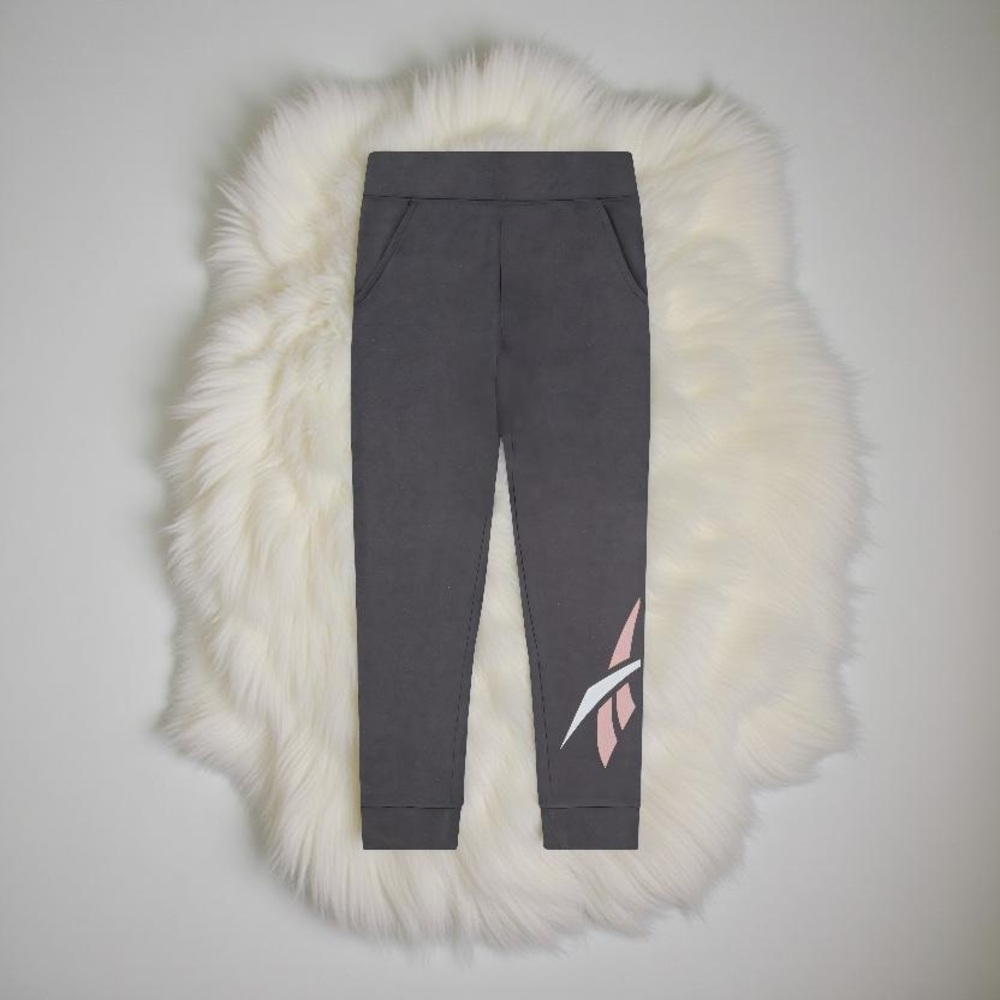 Girls’ Classic Reebok Grey & Pink Joggers Gym Athletic Wear All Seasons